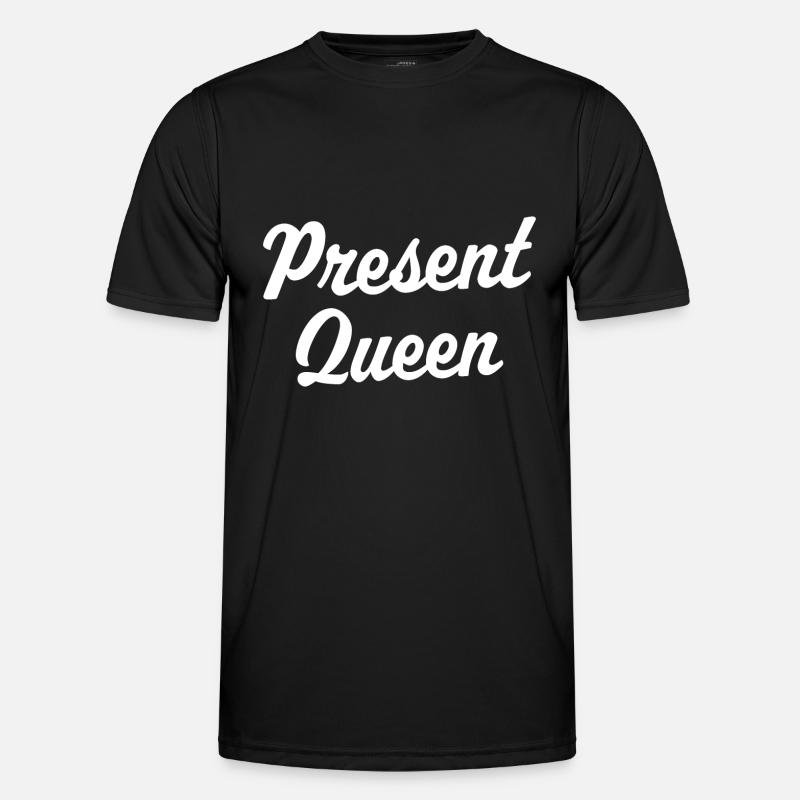 Present Queen - Men's Functional T-Shirt - black