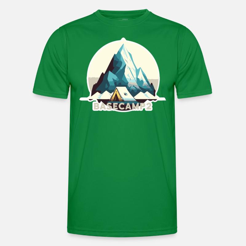 Bergsteiger Basislager 2 Männer Funktions-T-Shirt