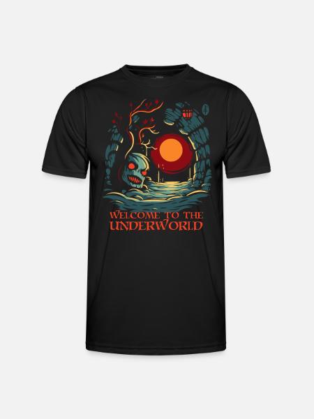 Welcome to the Underworld - Men's Functional T-Shirt - black