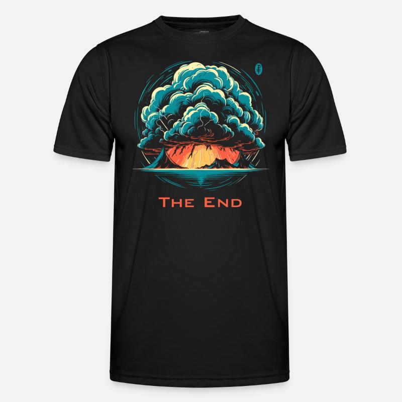 Global Warming: Thunderstorms, the End Men's Functional T-Shirt