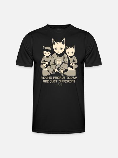 Today's young people are different - Men's Functional T-Shirt - black
