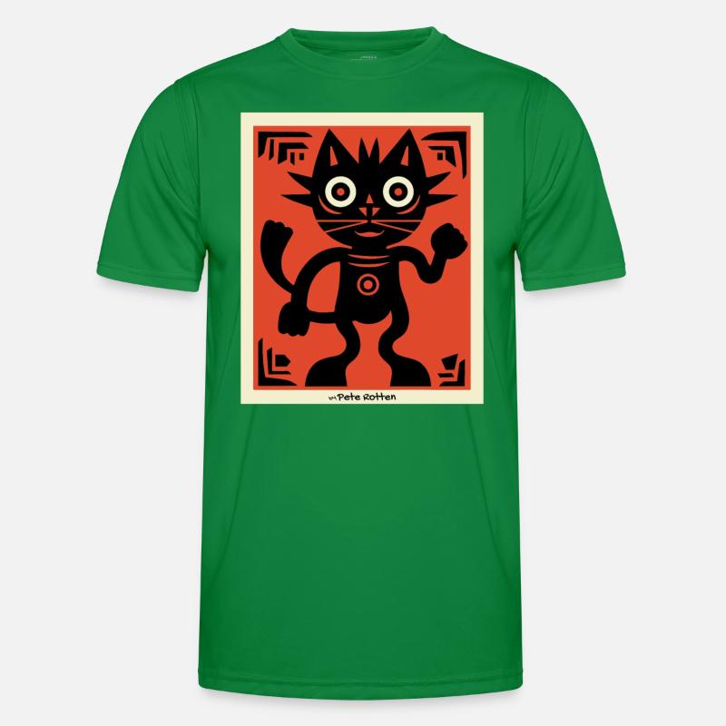 Chat d’art moderne T-shirt sport Homme