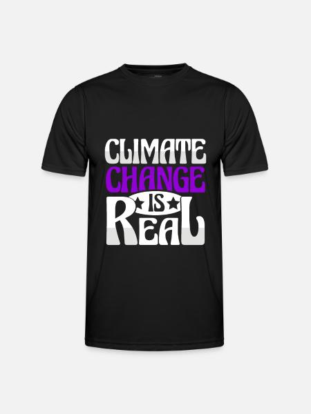 climate change protection - Men's Functional T-Shirt - black