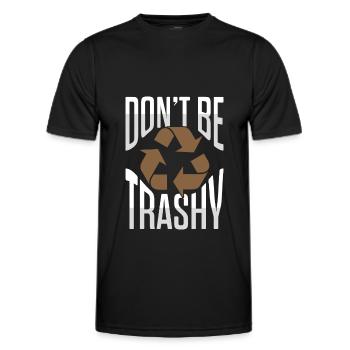 umweltschutz planet - Männer Funktions-T-Shirt - Schwarz - Vorne - AI Model Male 178 dark (178cm)