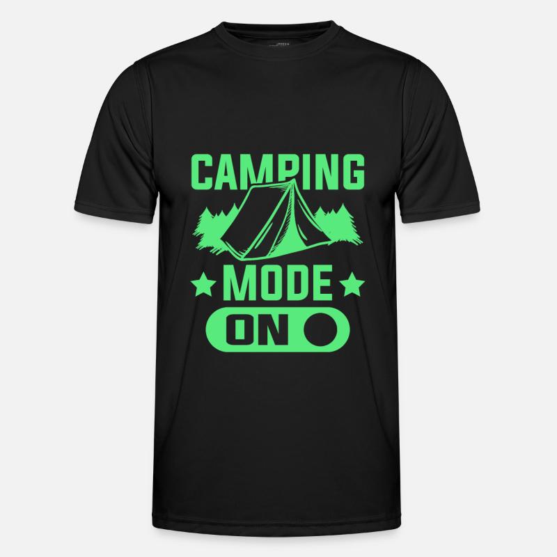 camping fashion - Men's Functional T-Shirt - black