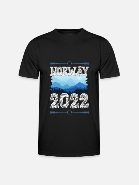 Norway 2022 - Men's Functional T-Shirt - black