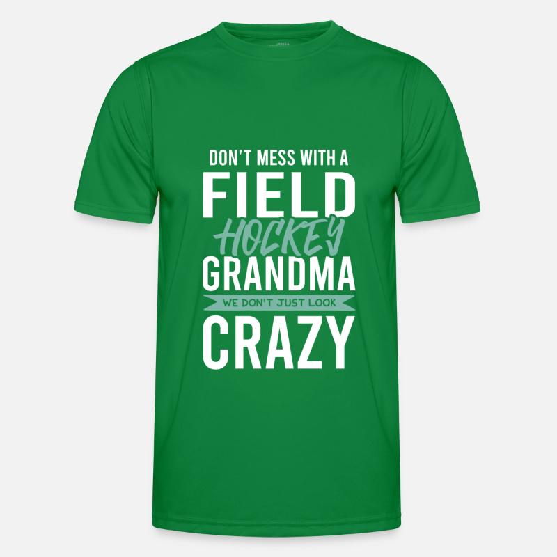 fieldhockey großmutter Männer Funktions-T-Shirt