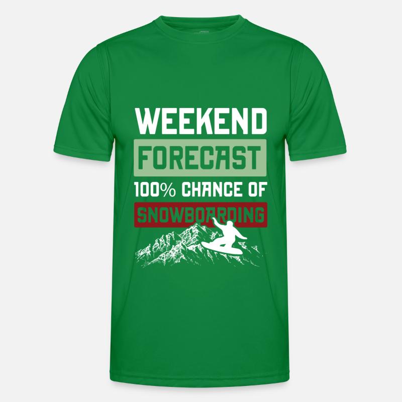 Snowboarding Weekend Men's Functional T-Shirt