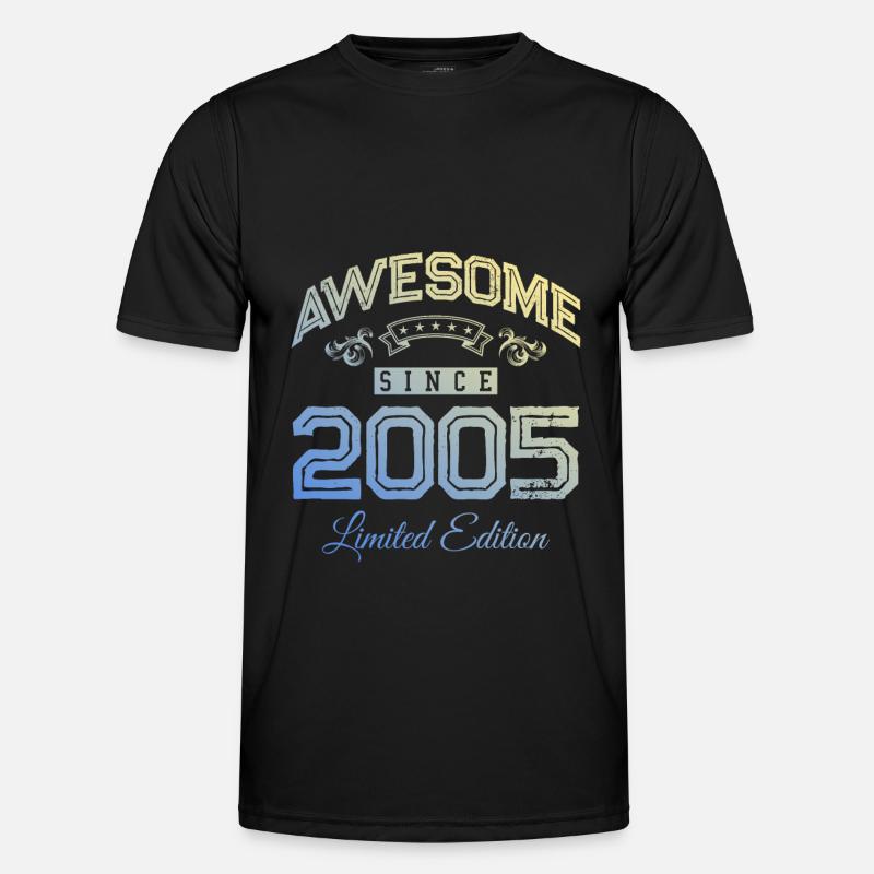 2005 awesome since Männer Funktions-T-Shirt