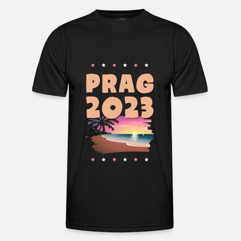 Prag 2023 Männer Funktions-T-Shirt