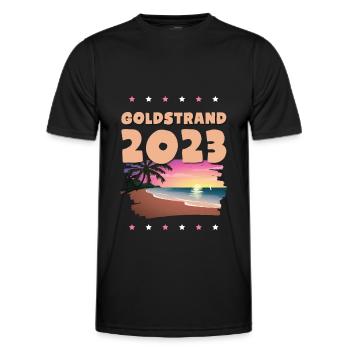 Sables d’or 2023 (Garantie du prix le plus bas) - T-shirt sport Homme - noir - Devant - AI Model Male 178 dark (178cm)