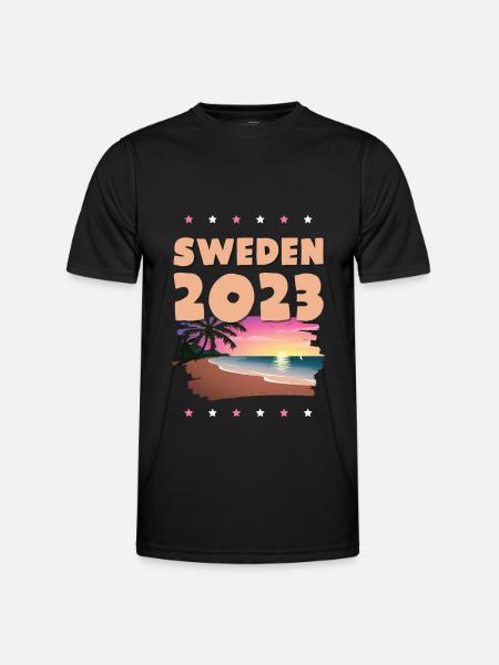 Suède 2023 - T-shirt sport Homme - noir