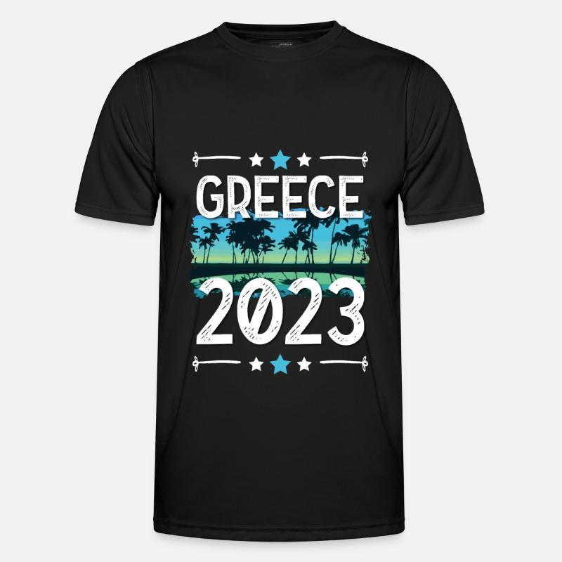 Greece 2023 - Men's Functional T-Shirt - black