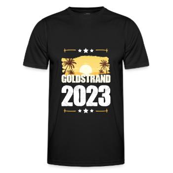 Sables d’or 2023 (Garantie du prix le plus bas) - T-shirt sport Homme - noir - Devant - AI Model Male 178 dark (178cm)