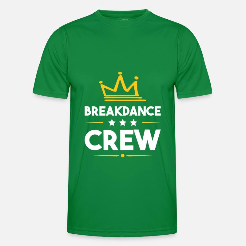 Breakdance Crew Männer Funktions-T-Shirt