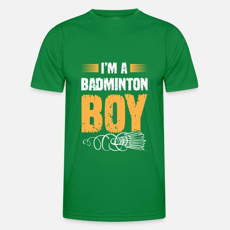 badminton junge Männer Funktions-T-Shirt
