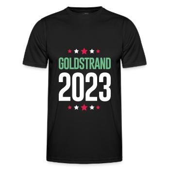 Sables d’or 2023 (Garantie du prix le plus bas) - T-shirt sport Homme - noir - Devant - AI Model Male 178 dark (178cm)