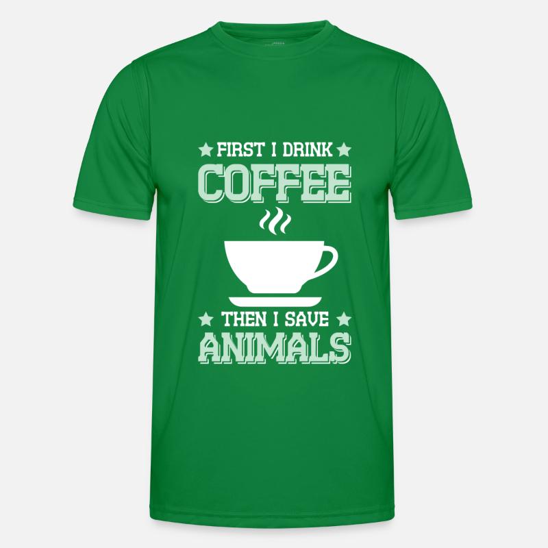Kaffe dyrevelfærd Funktionsshirt til herrer