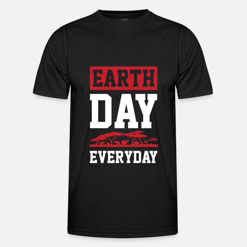 erdentag tierschutz Männer Funktions-T-Shirt