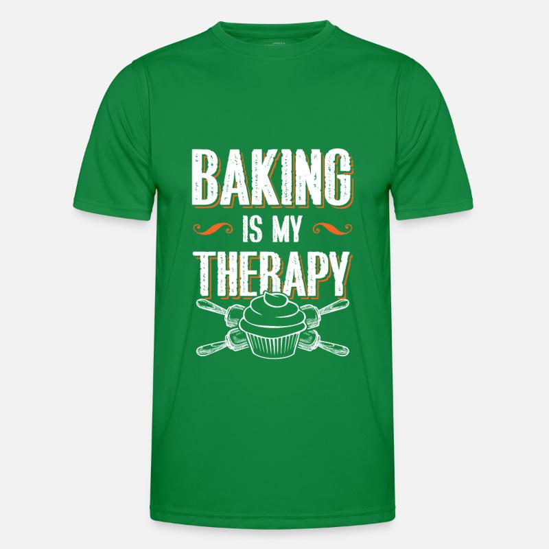 Therapy Baking Bakers Men's Functional T-Shirt