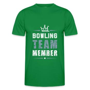 Équipe de bowling - T-shirt sport Homme - vert - Devant - AI Model Male 178 dark (178cm)