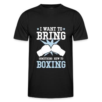 Boxing Boxes - Men's Functional T-Shirt - black - Front - AI Model Male 178 dark (178cm)