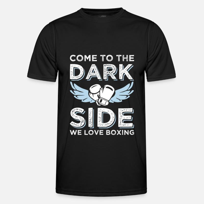 boxen lustiger spruch - Männer Funktions-T-Shirt - Schwarz