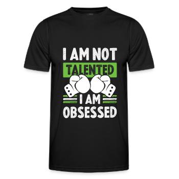 Boxeur Talent - T-shirt sport Homme - noir - Devant - AI Model Male 178 dark (178cm)