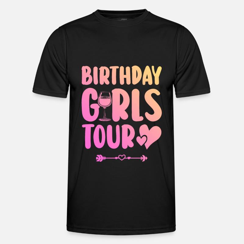 Geburtstag Party Team Männer Funktions-T-Shirt