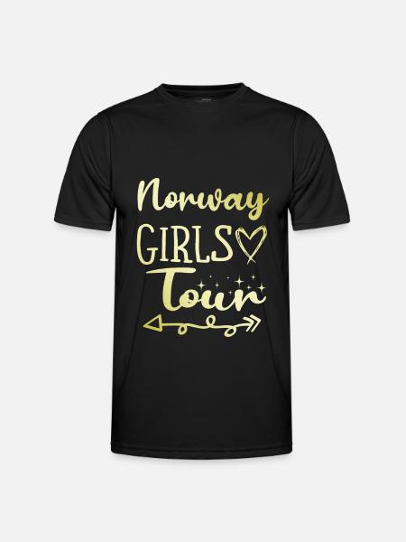 Norway Girls Tour - Men's Functional T-Shirt - black