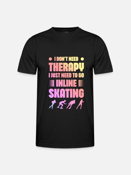 Skate Therapy - Men's Functional T-Shirt - black