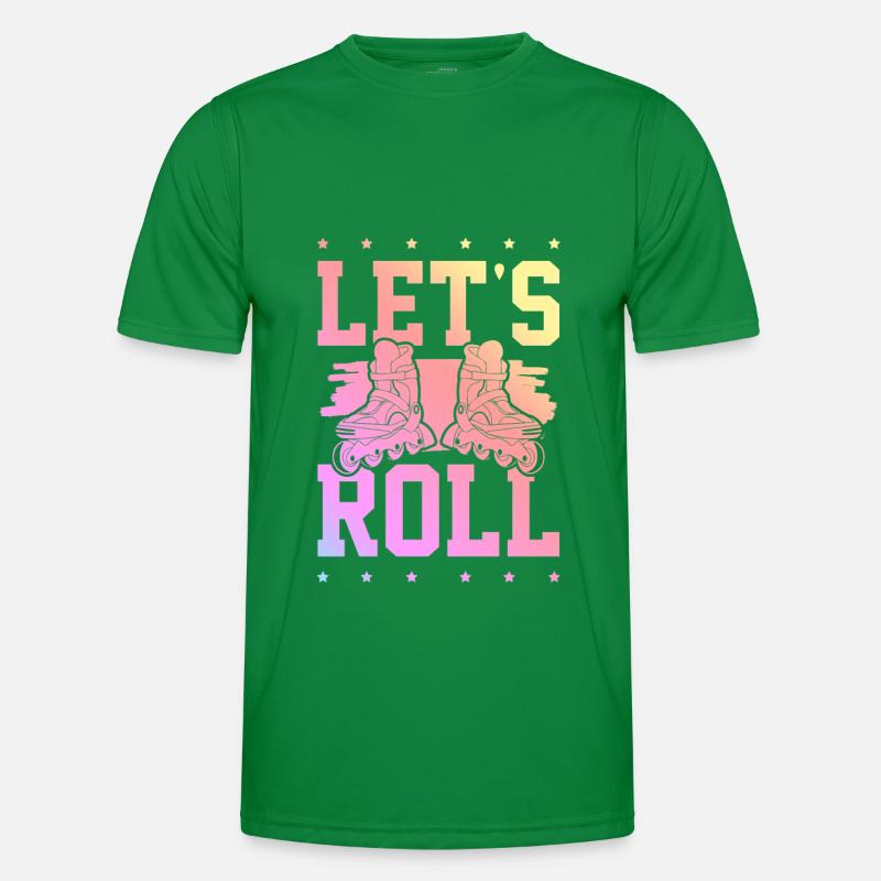 skate lets roll Men's Functional T-Shirt