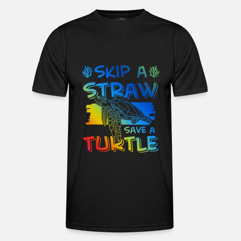 Save the Ocean Turtle Men's Functional T-Shirt
