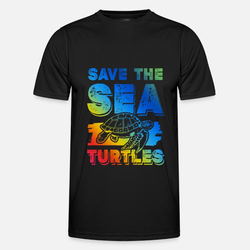 Save the Ocean Turtle Men's Functional T-Shirt