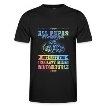 Bowling Split - Männer Funktions-T-Shirt - Schwarz - Vorne - AI Model Male 178 dark (178cm)
