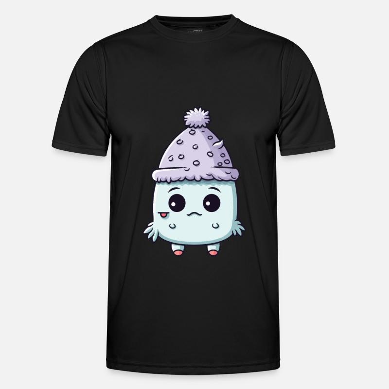 Eskimo Cold Comic Winter - Men's Functional T-Shirt - black