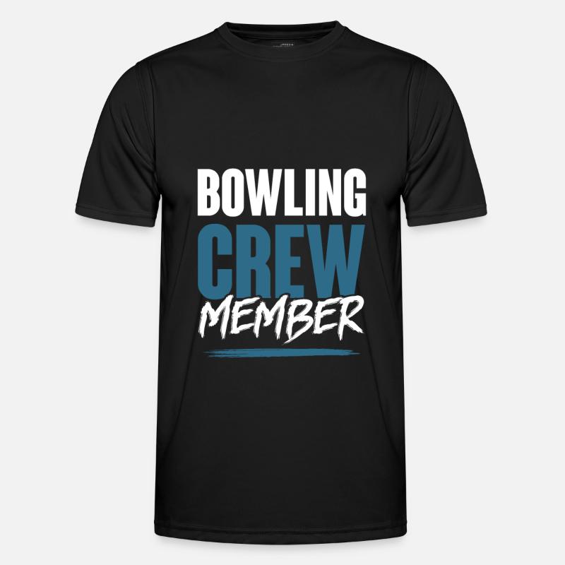 Bowling Crew - Men's Functional T-Shirt - black