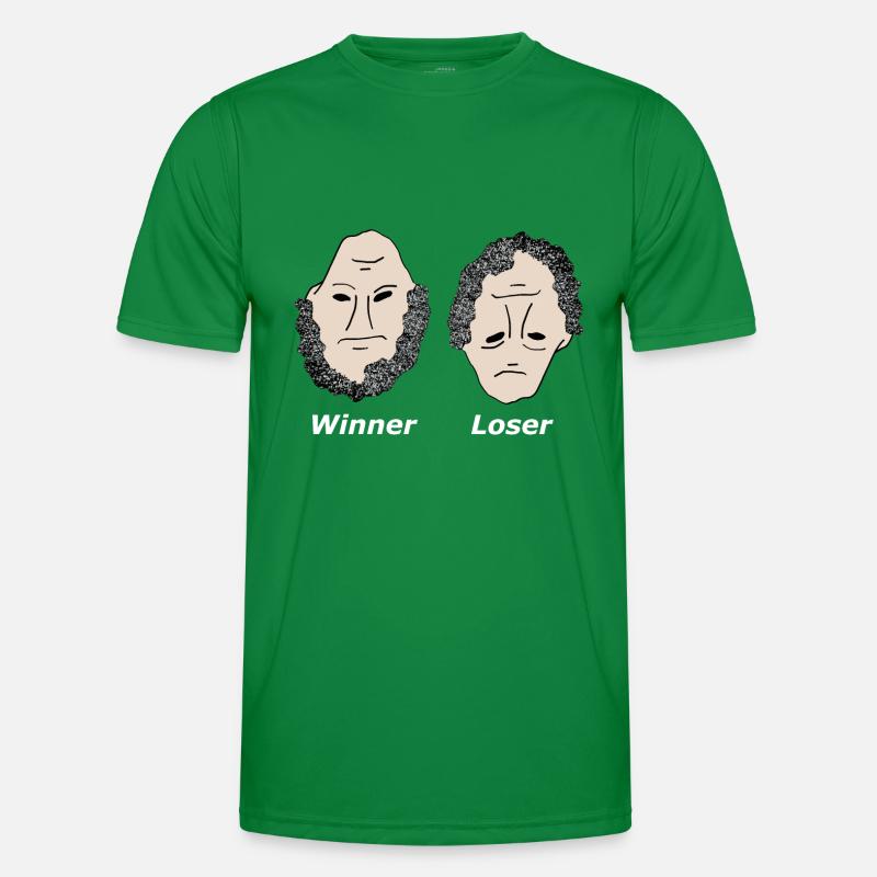 Winner Loser white Men's Functional T-Shirt