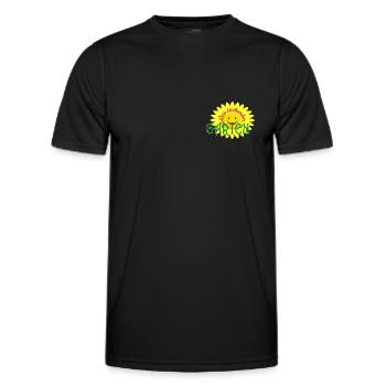 Dein lachender Garten - Männer Funktions-T-Shirt - Schwarz - Vorne - AI Model Male 178 dark (178cm)