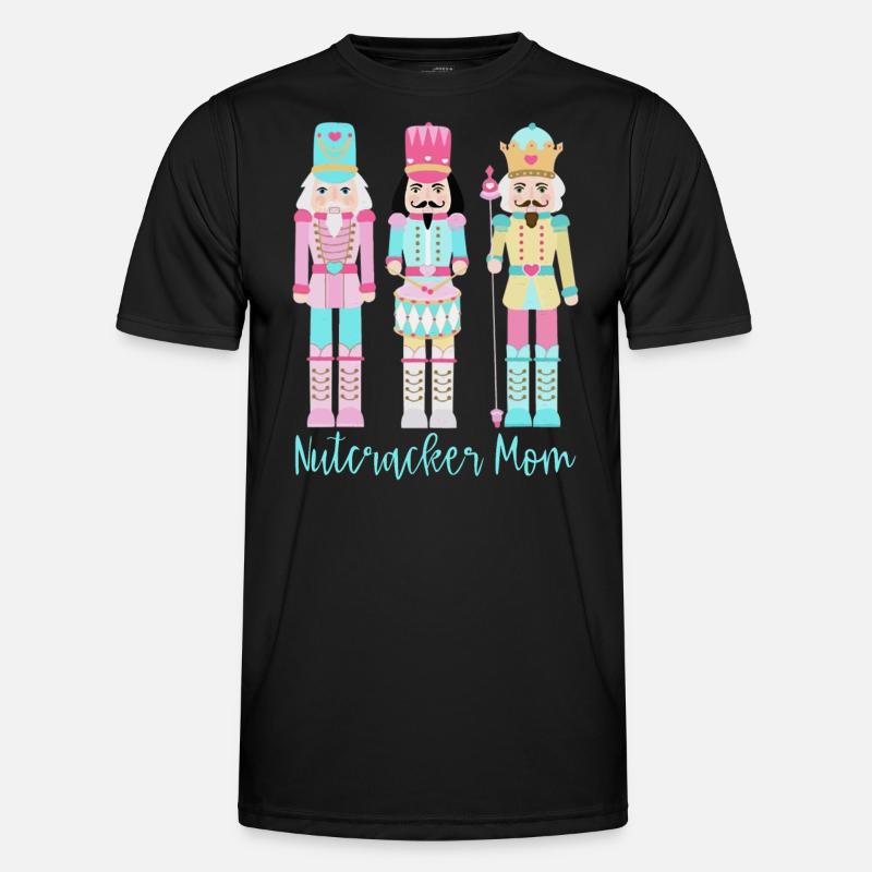 Nussknacker-Mutter-lustige Ballett-Tanz-Mutter-Kostüm der Frauen - Männer Funktions-T-Shirt - Schwarz
