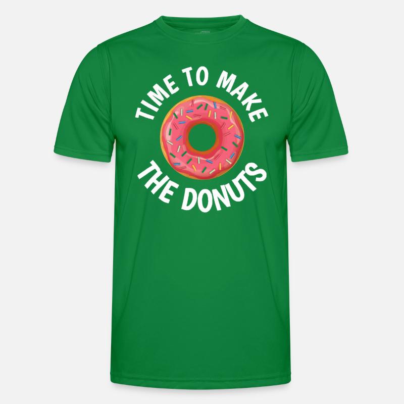 Zeit, die Donuts zu machen Männer Funktions-T-Shirt