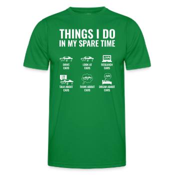 Kann Autoteile kaufen lustige Auto Typ Auto Lover Auto Mec - Männer Funktions-T-Shirt - Kelly Green - Vorne - AI Model Male 178 dark (178cm)