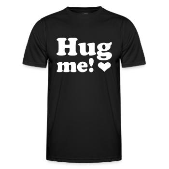Umarme mefunnyanatomycatcatsghosthorroroccultretrowit - Männer Funktions-T-Shirt - Schwarz - Vorne - AI Model Male 178 dark (178cm)