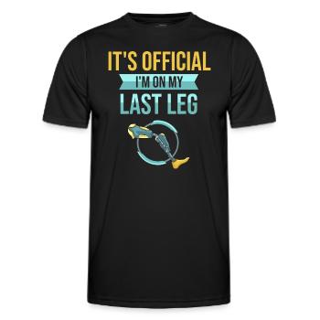 Leg Prosthetic Leg Amputation Amputeeleg amputeele - Men's Functional T-Shirt - black - Front - AI Model Male 178 dark (178cm)