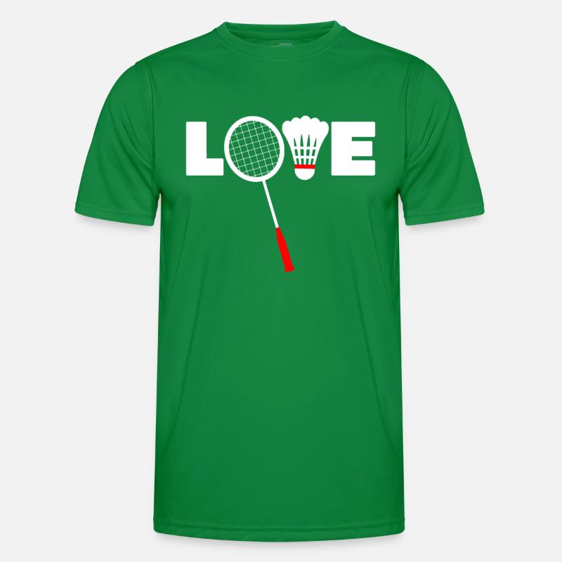 Badminton-Idee - LIEBE Männer Funktions-T-Shirt