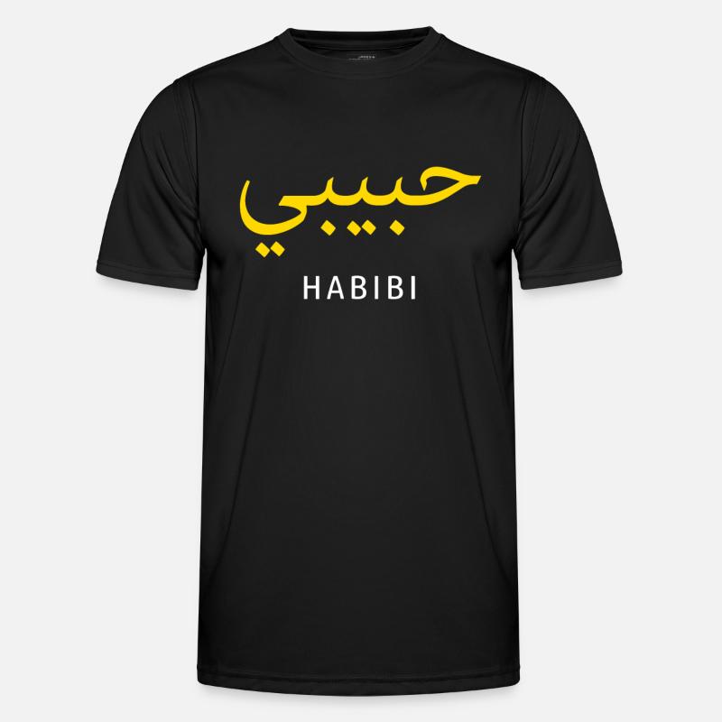 Habibi Arabic idea | Habibi - Men's Functional T-Shirt - black