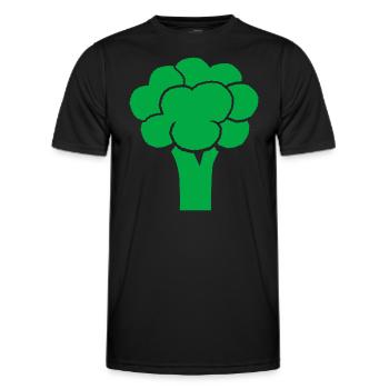 Brocolihealhealing vert - T-shirt sport Homme - noir - Devant - AI Model Male 178 dark (178cm)