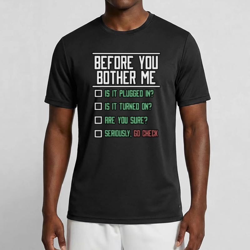 Avant de m’embêter Technicien de support technique Netwo T-shirt sport Homme