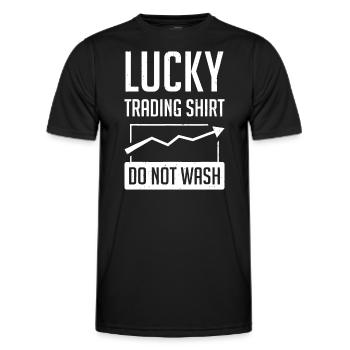 Börsen-Outfit für den Handel mit Aktienhändlern - Männer Funktions-T-Shirt - Schwarz - Vorne - AI Model Male 178 dark (178cm)
