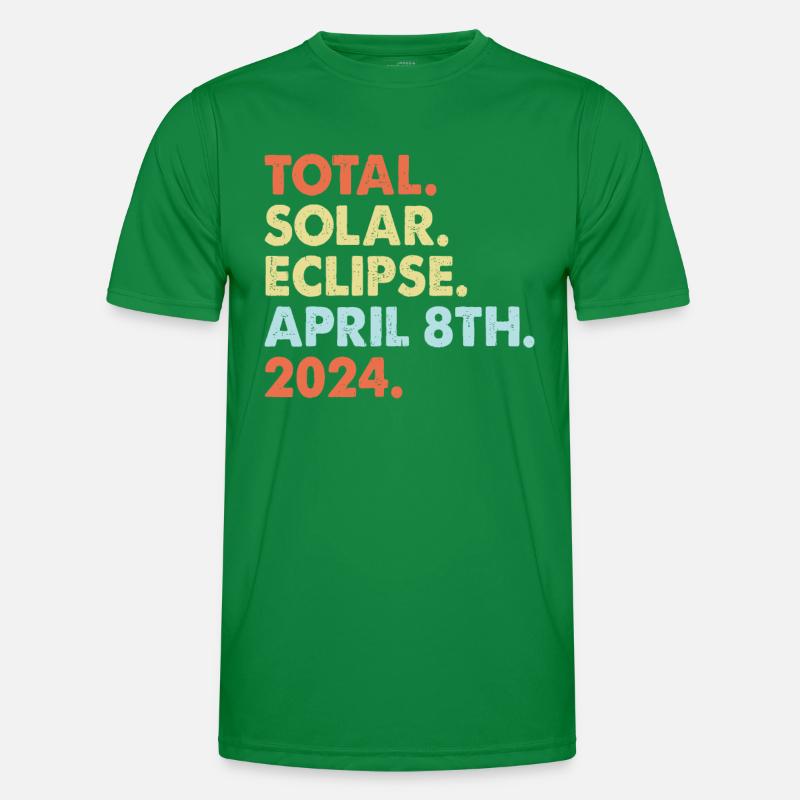 Total Solar Eclipse April 8th 2024 Totality Men's Functional T-Shirt